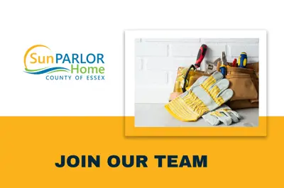 Sun Parlor Home logo. Join our team. Maintenance tools.